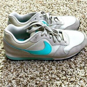 Women’s Nike MD runner 2, size 10 sneakers…grey and green